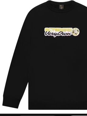 Ovo (October's Very Own) Black speedway Logo Crewneck Sweater